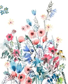 Fototapet cu flori stilizate