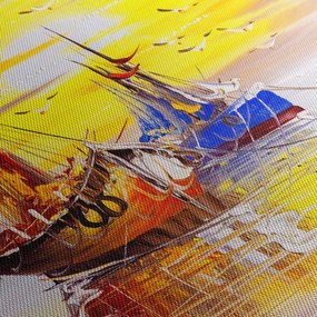 Tablou - Pictură barcă (90x60 cm)