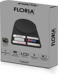 Cantar de bucatarie digital Floria ZLN9076, Capacitate 2g-10.000g, Display LCD, Maxim 10kg