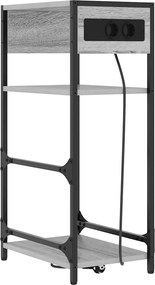 vidaXL Dulap de noapte Gri Sonoma 40 x 27 x 76 cm Lemn compozit