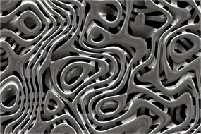 Tablou - Abstractizare metalică (90x60 cm)