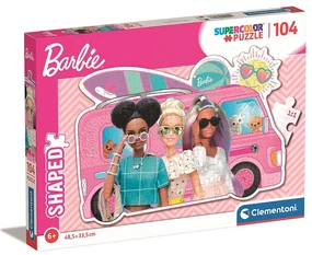 Barbie Car Puzzle de formă Clementoni - 104 piese