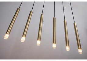 Lustră pe cablu Rabalux 72363 RAMIRA 6xG9/5W/230V auriu