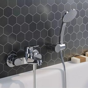 Baterie cada - dus Ideal Standard Ceraflex crom lucios cu set de dus