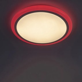 Lampă de plafon modernă albă, inclusiv LED RGB cu telecomandă - Mars
