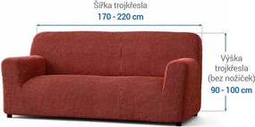 Gaico Huse bielastice COSTINA culoarea cupru fotoliu dublu (l. 120 - 160 cm)