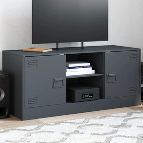 841687 vidaXL Comodă TV, antracit, 99x39x44 cm, oțel