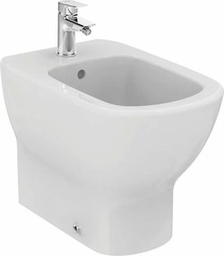 Bideu pe pardoseala alb mat Ideal Standard Tesi back-to-wall