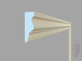 Ancadrament fereastra exterior FP116 dimensiuni 120x40x2000mm