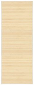 vidaXL Covor din bambus, natural, 80 x 200 cm