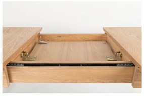 Masă dining extensibilă Zuiver Glimps, 120 x 80 cm