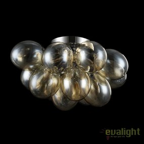 Lustra aplicata / Plafoniera design deosebit diam. 38cm Balbo chihlimbar MYMOD112-04-G