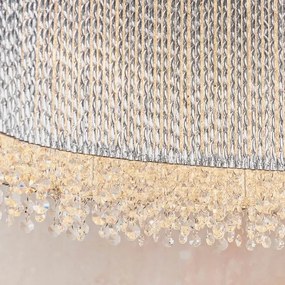 Endon 81979 - Lustră cu cristale GALINA 8xG9/25W/230V, crom lucios, suspendată pe cablu