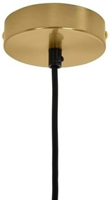 Lustra design miminalist, Metal auriu, Glob Sticla, AURELIA 40