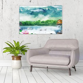 Tablou - Peisaj de vis (90x60 cm)