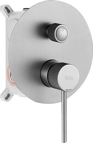 Set de dus incastrat Rea Lungo Stripe Nickel Brush + BOX