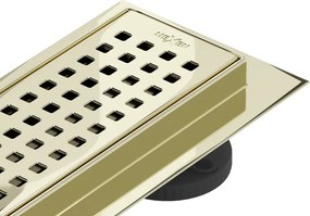 Mexen Flat 360° M08 rigolă liniară rotativă 60 cm, aurie - 1525060-40