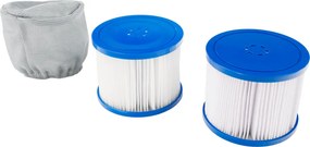 Cada cu hidromasaj gonflabil, gri/alb, 4-6 pers., 1000 l, KAMINO NEW TYP 2