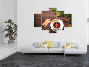 Tablou - ceașca cu decorații (150x105 cm)