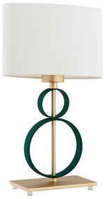 Argon 8317 - Lampă de masă PERSEO 1xE27/15W/230V 42 cm crem/verde