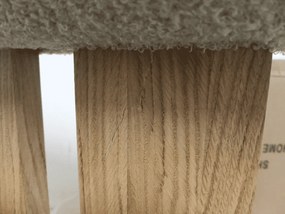 OFERTA Fotoliu bej design HANNA, stejar calitatea II.