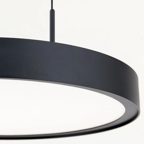 Lustra LED suspendata iluminat sus si jos TEIDE negru