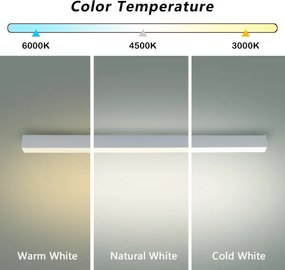 Brilagi - Plafonieră LED pentru baie SLEEKLINE LED/40W/230V, argintie, IP44