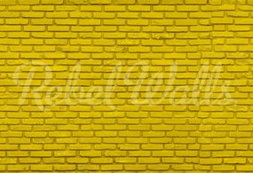 Tapet Wall of Bricks, Yellow, Rebel Walls