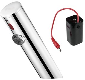 Baterie de lavoar cu senzor Deante BQR_P28R SENSE 4xAA oțel lustruit