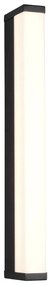 Aplică de perete negru-mat LED (lungime 42 cm) Fabio – Trio