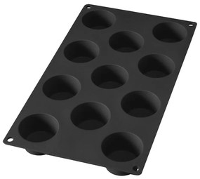 Formă din silicon pentru 11 mini brioșe Lékué, negru