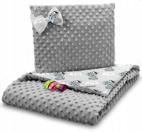 ShopJK PĂTURĂ PENTRU CĂRUCIOR CU PERNĂ BOY 75x100 CM