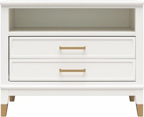 Noptieră albă Westerleigh – CosmoLiving by Cosmopolitan