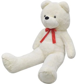 vidaXL Ursuleț de pluș moale de jucărie xxl, alb, 160 cm