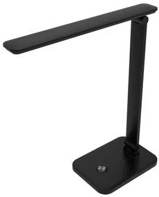 Lampă de masă Platinet 5 W, baterie puternică + USB, negru