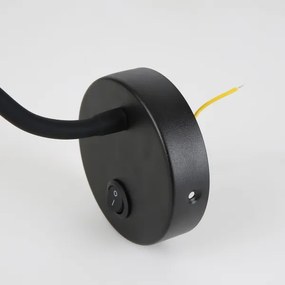 Lampă flexibilă dimabilă de perete Brilagi MAYA 1xG9/4W/230V negru/auriu