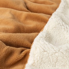 Pătură din imitație blăniță 4Home maro, 150 x 200 cm