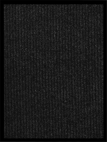 vidaXL Covoraș de ușă, antracit cu dungi, 60x80 cm