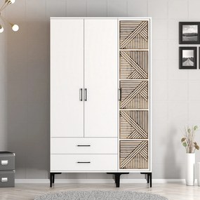 Dulap de haine Kiara PT (Alb). 1088436
