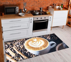 ANDRE 33210 covor lavabil Cafea bucatarie, anti-alunecare - maro