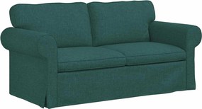 vidaXL Canapea Verde închis 175 x 82 x 80 cm țesătură
