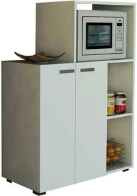 Dulap bucatarie PARS, alb, PAL melaminat, 90x42x124 cm