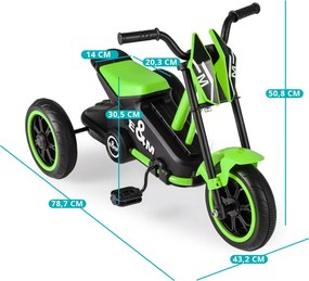 Tricicletă pentru copii verde