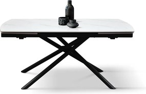 Masa ceramica extensibila Sahara Statuario 140 cm /90 cm /75 cm