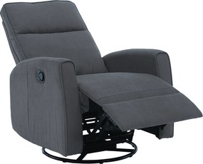 Fotoliu rotativ de relaxare, gri, MEKENZI
