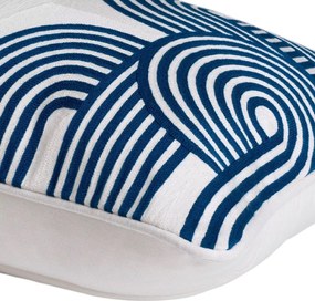 Perna decorativa design LUX Abacas albastru, alb