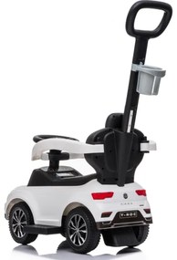 Bicicletă fără pedale Volkswagen 3 în 1 alb/negru