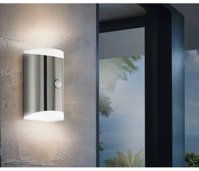 Aplică LED de exterior cu senzor CARPINERA 2xGU10/4,6W/230V Eglo 75544