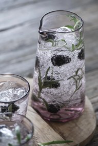 IB Laursen Carafa din sticla Culoare Violet Deschis, Glass Malva 1L