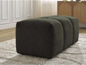 Taburet kaki cu tapițerie din chenille Roxelane – Bobochic Paris